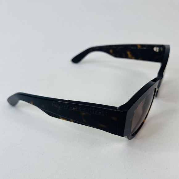 ALEXANDER MCQUEEN AM0420S‎ 002 Brown Havana Frame w/ Brown Gradient Sunglasses